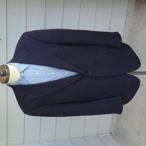BT FITZGERALD Dark Navy Weave Bill Walker Cashmere Mens 44 R Sport‎ Coat Blazer